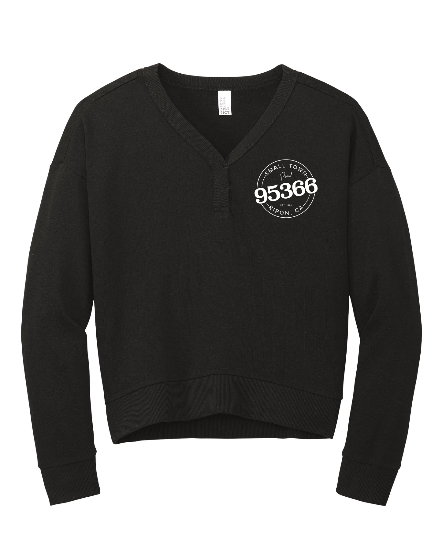 Women's V Neck Sweatshirt