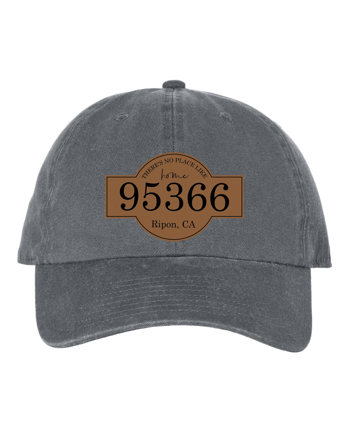 Ladies Leather Patch Hat