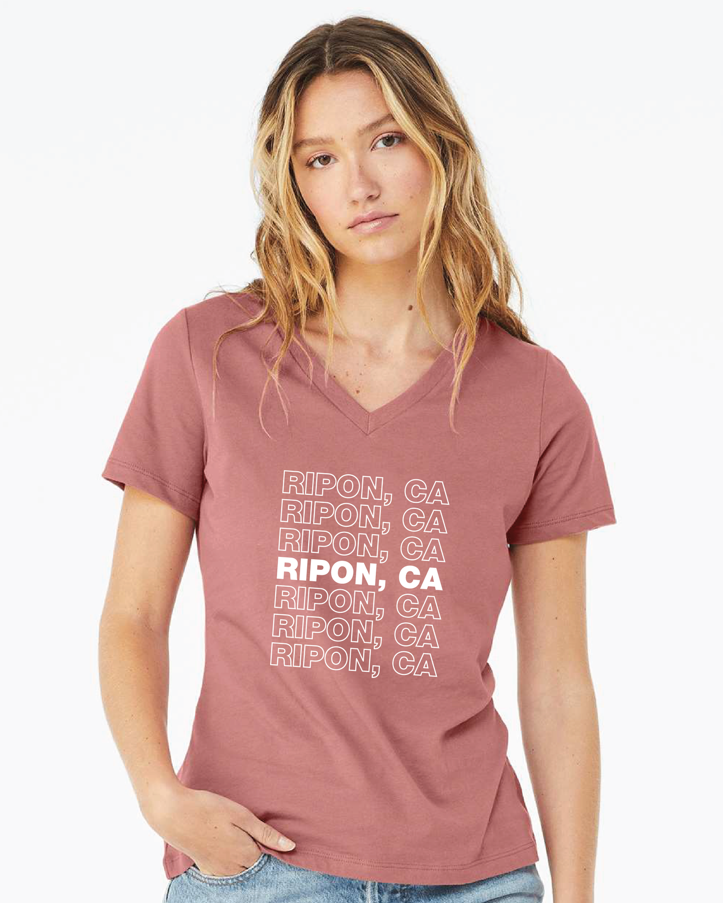 Ripon, CA Women's V Neck