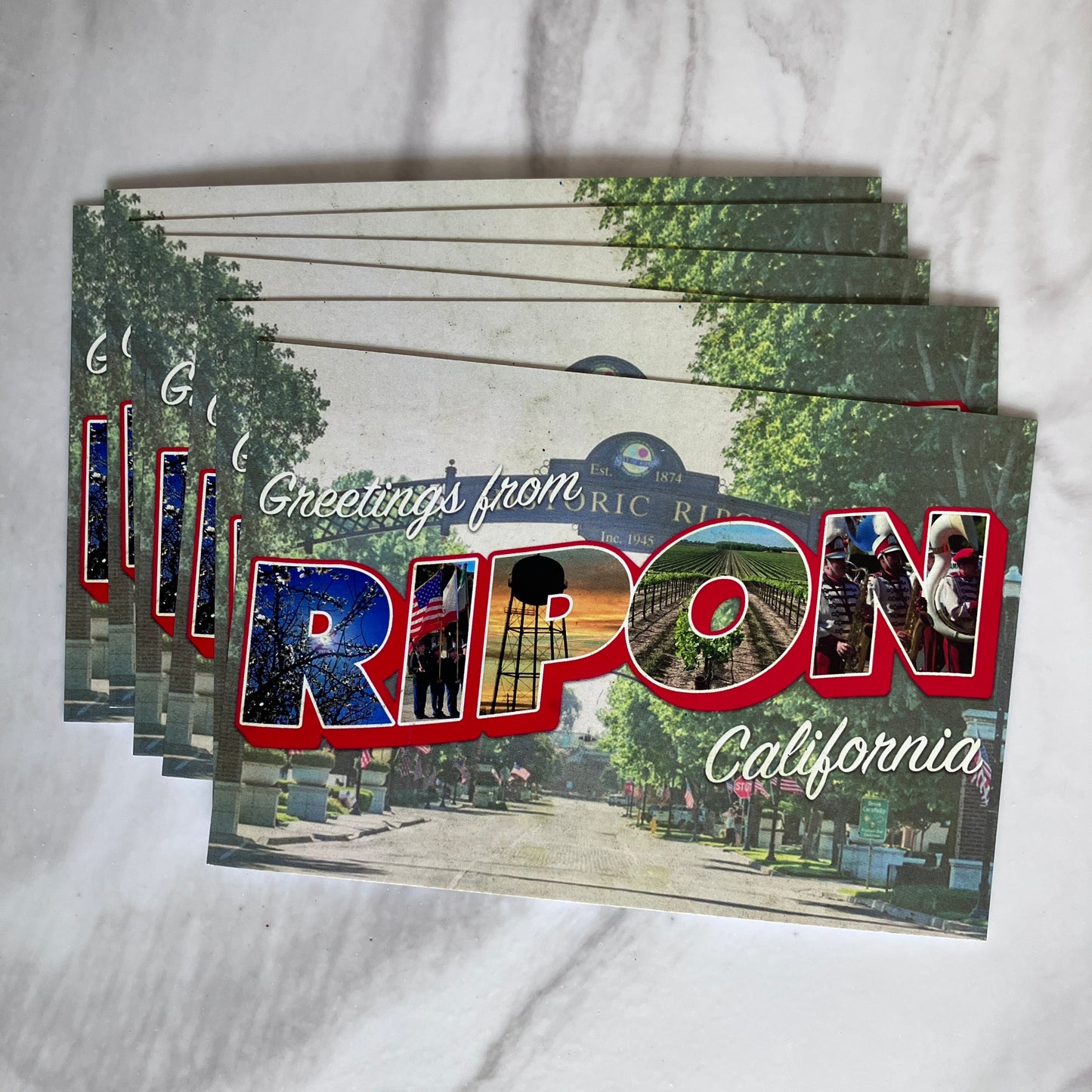 Greetings from Ripon Postcard